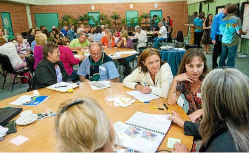 Part of the crowd attending the Coffs Harbour 2030 Community Big Ideas Night. Part of the crowd attending the Coffs Harbour 2030 Community Big Ideas Night.
